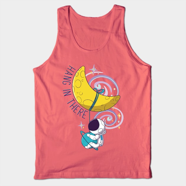 Hang In There Tank Top by M.A.D Co. Lab Studios